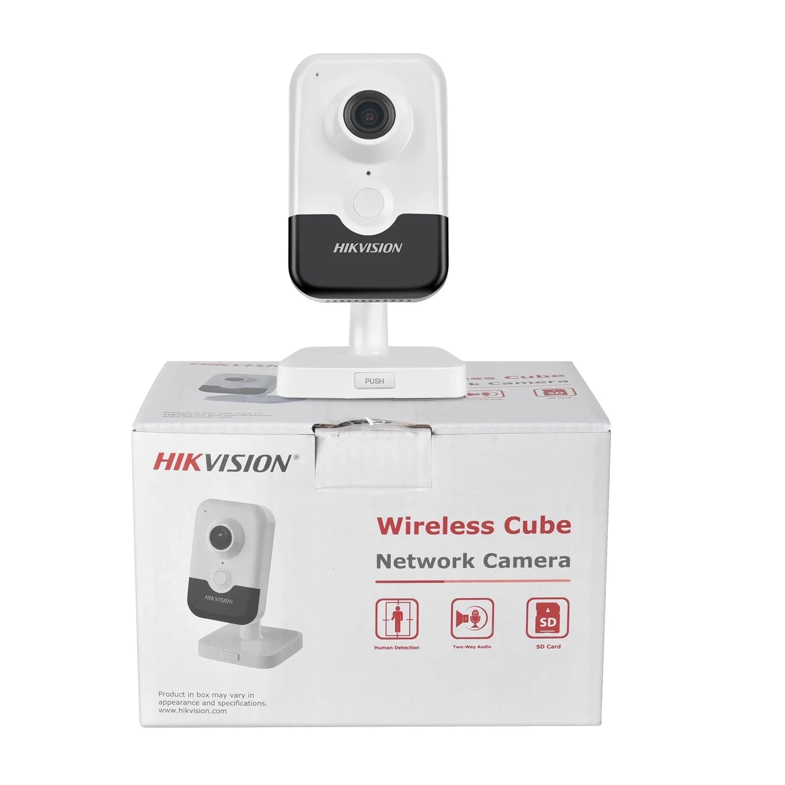 Hikvision 4MP Indoor Wifi Audio DS-2CD2443G2-IW Fixed Human Body Detection Cube Wireless Network IP Camera